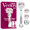 Gillette Venus Pro Comfort Glide Sugarberry brivnik in nastavki