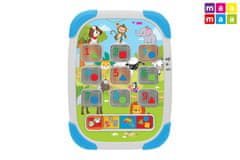 Otroška tablica 14,5x20 cm - govori češko, češka prevleka