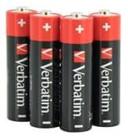 Verbatim Alkalne baterije AA, 4 PACK, LR6 49921