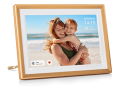 Arzopa D10 digitalni foto okvir, 26 cm (10,1), 32 GB, iOS/Android, zlati (D10-GOLD)