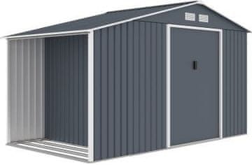 IWHOME Zahradní domek LUCIFER B 6,53 m² antracit IWH-10230044