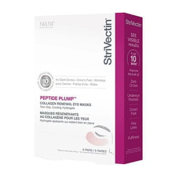 Maske za oči s peptidi Plump Collagen Renewal, 8 parov