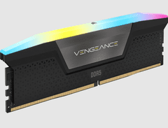 Corsair Vengeance RGB RAM pomnilnik, 32 GB, 6400 MHz, DDR5, črni (CMH32GX5M2B6400C36)
