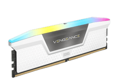 Corsair VENGEANCE® RGB RAM pomnilnik, 32 GB, 6000 MHz, DDR5, beli (CMH32GX5M2E6000C36W)
