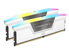 Corsair VENGEANCE® RGB RAM pomnilnik, 32 GB, 6000 MHz, DDR5, beli (CMH32GX5M2E6000C36W)