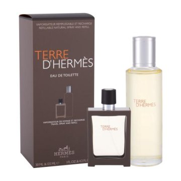 Hermès Terre d´Hermès Set toaletna voda 30 ml + toaletna voda za polnjenje 125 ml za moške