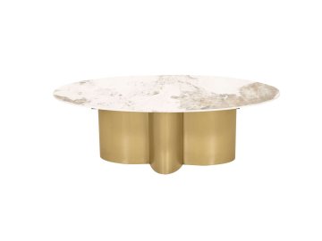 Livin Hill Klubska mizica, M59, 130x42x70 cm, bela