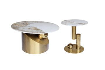 Livin Hill Komplet klubske mizice M60 80x43x80 cm bela