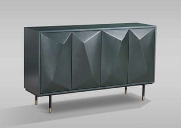 Livin Hill Komoda, ST308, 150x88x40 cm, zelena