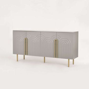 Livin Hill Komoda, ST310, 180x88x40 cm, svetlo siva