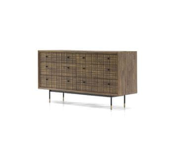 Livin Hill Komoda, MAZB04, 155x80x45 cm, rjava