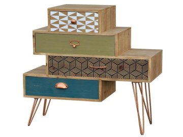 Livin Hill Predalnik, F039, 80x75x35 cm, rjav