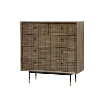 Livin Hill Predalnik, MAZB03, 100x105x45 cm, rjav