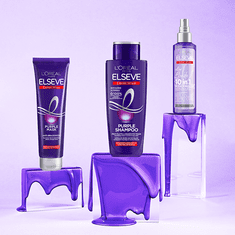 Šampon za poudarke, blond in srebrne lase Elseve Color-Vive Purple (šampon) 200 ml