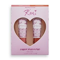 Makeup Revolution X Roxi Komplet tekočega rdečila za lica (Cherry Blossom Liquid Blush Duo) 2 x 15 ml