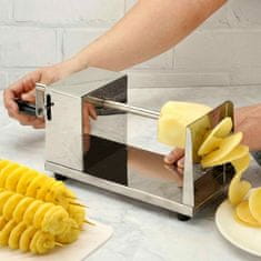 MG SpiralTwist spiralni rezalnik za krompir, črn