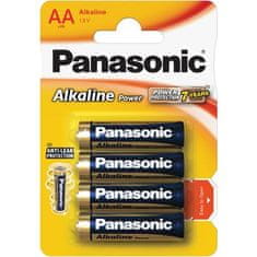 Panasonic Alkaline Power baterije - AA, 4 kosi