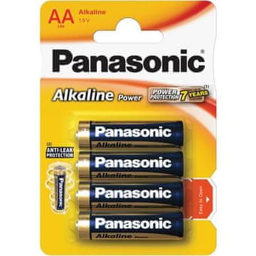 Panasonic Alkaline Power baterije - AA, 4 kosi