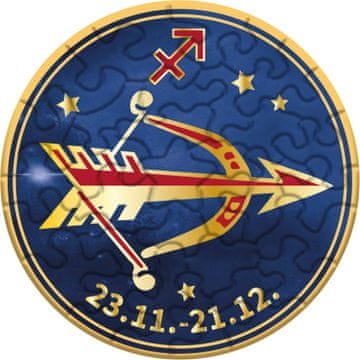 CURIOSI Okrogla sestavljanka Zodiak: Strelec 33 kosov