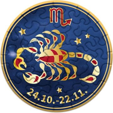 CURIOSI Okrogla sestavljanka Zodiak: Škorpijon 33 kosov
