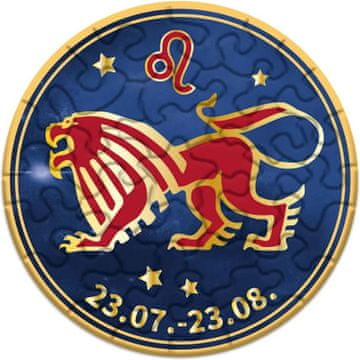 CURIOSI Okrogla sestavljanka Zodiak: Lev 33 kosov