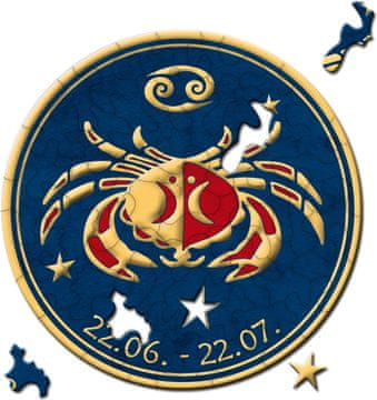 CURIOSI Okrogla sestavljanka Zodiak: Rak 33 kosov