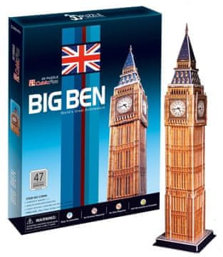 CubicFun 3D sestavljanka Big Ben (srednje velika) 47 kosov