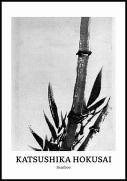 Zakito Posters Plakat 70x100cm Design Bamboo, Hokusai Vintage za Dnevno Sobo