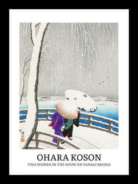 Zakito Posters Plakat 13x18cm Design Dve Ženski, Koson Vintage za Dnevno Sobo