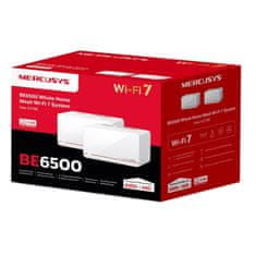 Mercusys MERCURSYS HALO H37BE (2-pack) BE6500 brezžični usmerjevalnik-router / dostopna točka-AP
