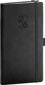 Žepni dnevnik Aprint Top 2026, črna
