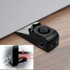 HOME & MARKER® Kompaktni alarm za vrata z 120 dB sireno, nastavljiva občutljivost, prenosna varnost za dom in potovanja | SECUSTOP