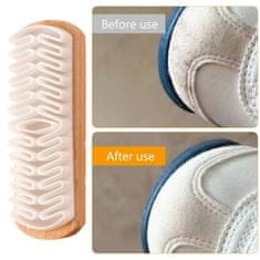 HOME & MARKER® Gumijasta krtača za semiš in nubuk, nežno čiščenje brez prask, učinkovito odstranjevanje umazanije | RUBSHOE