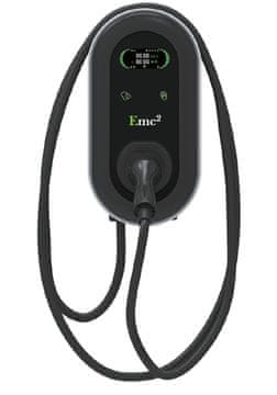 Emc² FL-TX Smart AC dinamična polnilna postaja 22kw Type2 5,5m kabel, BT, WiFi, LAN, free aplikacija, solar mode