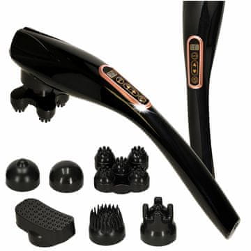 Luniks Brezžični vibracijski masažni aparat 6v1