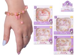 Zapestnica z medaljonom metulja v škatlici