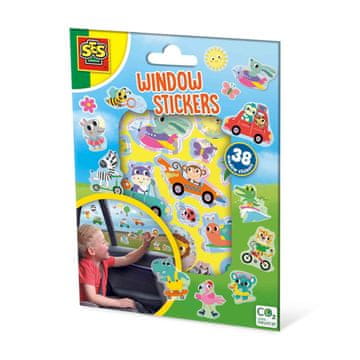 Potovalne igre nalepke za okna 38 kosov