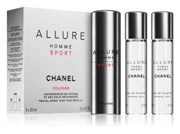 Chanel Allure Homme Sport Cologne - EDC 20 ml (steklenička za ponovno polnjenje) + polnilo 2 x 20 ml