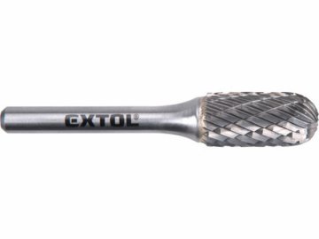 Extol Industrial Rezalnik (8703725) carbide milling cutter, cylindrical with ball nose, dia. 12x25mm/shank 6mm, medium cut (double-cut)