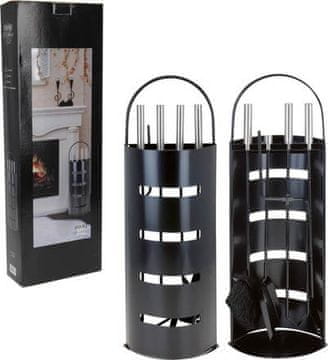 ProGarden Orodja za kamin KO-170303120 Fireplace tools in a stand set of 5 pcs.