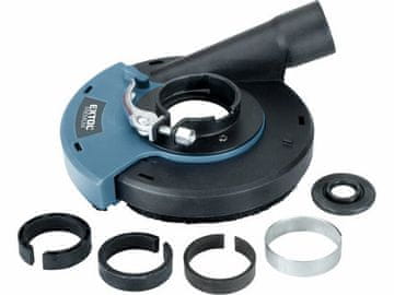 Extol Premium Odsesovalna napa za brušenje s kotnim brusilnikom 8807020, O125mm with brush ring