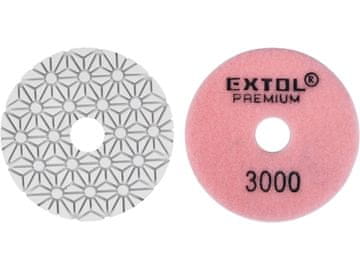 Extol Premium Diamantno rezilo 8803099 tile polish, O100mm, P3000, Velcro