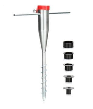 ProGarden Držalo za senčnik z vijakom za ozemljitev KO-CY8100110