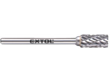 Extol Industrial Rezalnik 8703813 carbide milling cutter, cylindrical with front teeth, 6x13mm, 3mm shank, medium cut (double-cut)