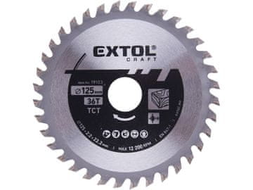 Extol Craft Žagin list 19103 with SK wafers, O 125x2.2x22.2mm, 36T