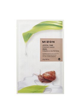 MIZON 3D maska iz folije s filtratom izvlečka polža za glajenje in hranjenje kože Joyful Time (Essence Mask Snail) 23 g