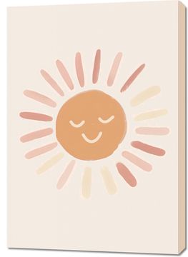 Zakito Posters Slika 70x100cm Vzori za Otroke, Deklice in Fantke - Sonce