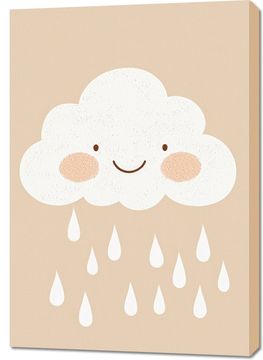 Zakito Posters Slika 70x100cm Vzorci za Otroke, Deklice in Fante - Oblak
