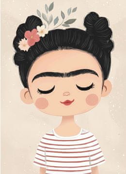 Zakito Posters Plakat 13x18cm Vzorci za Otroke, Dekleta za Sobo - Flora 2