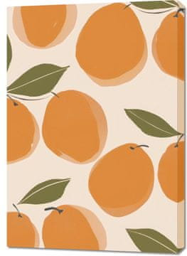 Zakito Posters Slika 70x100cm Vzori za otroke, deklice in dečke - Pomaranče